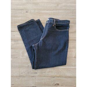 Land's End Square Rigger Blue Jeans Men's‎ Size 36 X 28 Traditional Fit